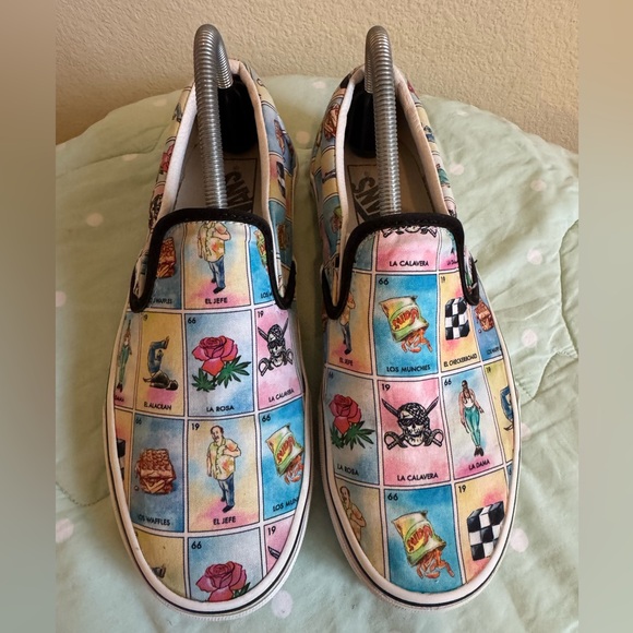 Vans Shoes - Vans Multicolor Lotería Print Sneakers Women size 9.5